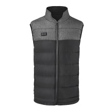 Men's Woven Body Warmer With Padding Sleeveless Gelit