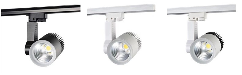 High quality modern adjustable led cob magnetic lighting track full watt led track lights for indoor lighting