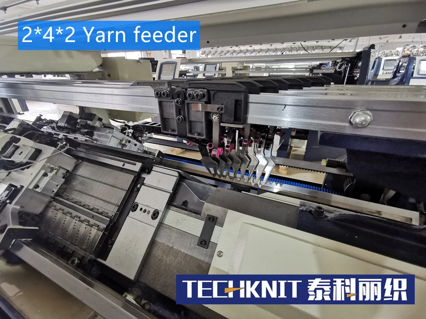 Computerized Flat Knitting Machine with 48 Inch Needle Bed