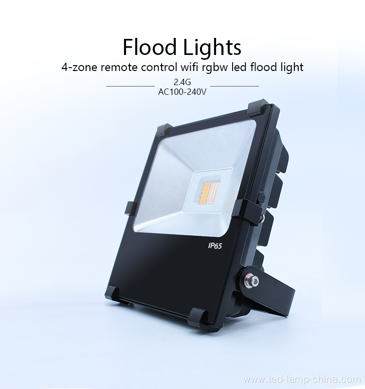 AC100-240V LED flood light 30w RGBW led flood light