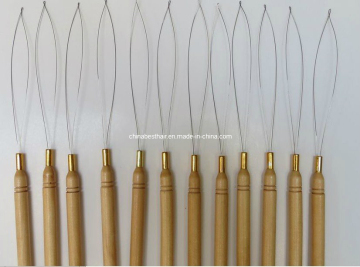 Wooden Handle Pulling Loop Needle