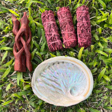Red Sage Bulk Sales Bundle: Incense Dragon Blood 4 Inch Smudge Sticks