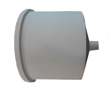 C02 Quartz Crucible with Funnel - 99.5% Purity