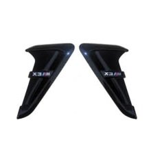Glossy Black Fender Flare Grille Vents Cover for BMW X3 G01