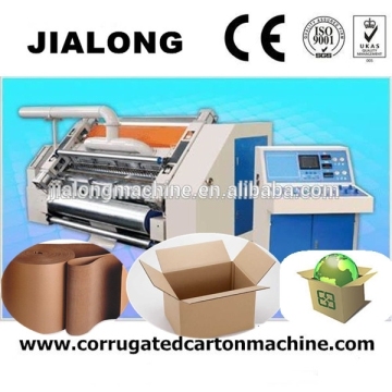 Corrugated paper box packing machine/single facer corrugated carton packing machine