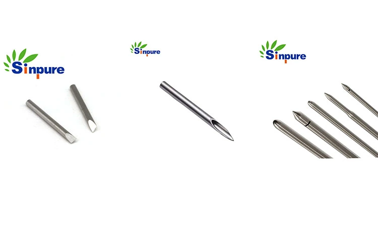 Provide Reusable Copper Large Round Knurled Hub Surgical Stainless Steel Needle