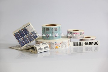 Customized waterproof self adhesive fire resistant label