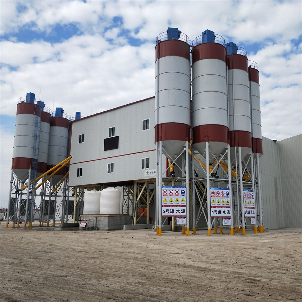 Fully automatic fixed concrete batching plant capacity