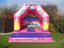 princess mini bouncy castle for small boys and girls
