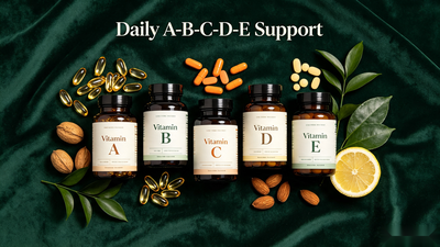 ビタミンA、B、C、D、Eサプリメント vitamin-a-b-c-d-e-supplement