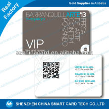 plastic discount card pvc salon barcode gift card