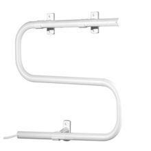 Heated towel racks for bathrooms