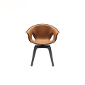 Poltrona Frau Ginger fauteuil pivotant en cuir