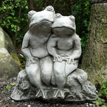 Wholesale good price decoration garden outdoor stone frog lawn ornaments