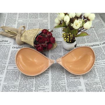 Reggiseno push-up in silicone invisibile con reggiseno a coppa aperta