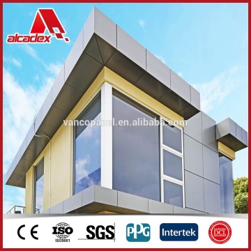 exterior modern building facade materials acm