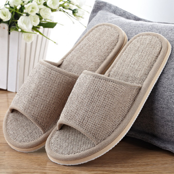 2020 Linen Shoes Women Household Slippers Indoor Floor Shoes Summer Women's Mute Slippers Sandals Slippers