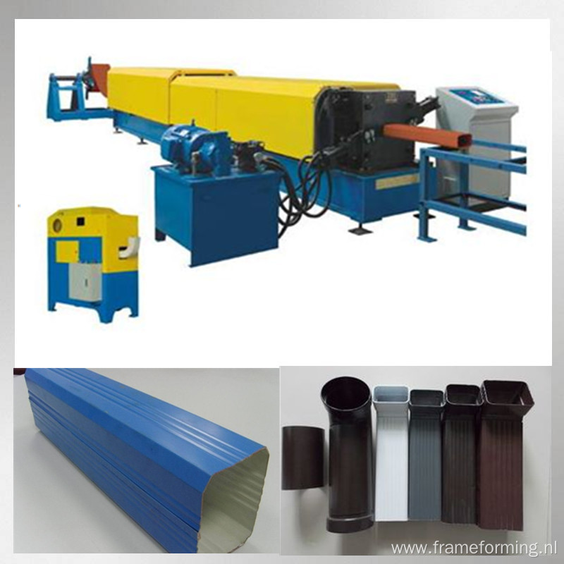 color steel rain pipe roll forming machine