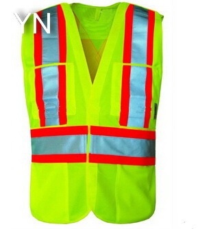 Safety Garment / Vest with High Visibility Reflective Tape