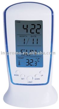 Weather station clock