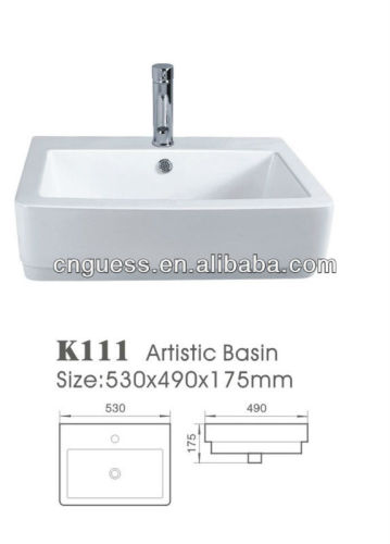 bathroom ceramic wash basin K-111