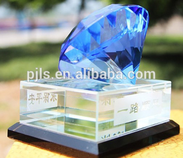 Diamond shape Rock Crystal Awards trophies