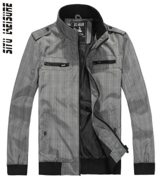 Mens Lastest Fashion Latticed Casual Clothes Jackets