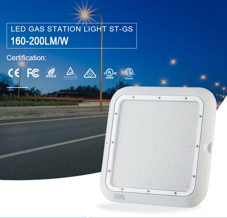 40W LED Linear Tube Light for Service Station Aluminum Alloy Lamp Body IP65 & IP66 Rating Ceiling Install Style