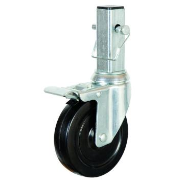 5 inch industrial scaffolding caster with double brake