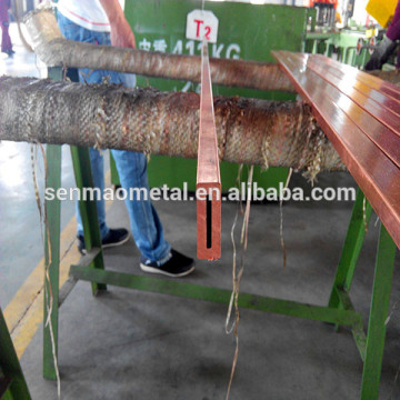 rectangular bending copper tube grade C11000