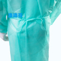 Disposable Green Waterproof Disposable Isolation Gown