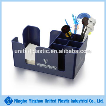 Creative napkin holder/bar caddy plastic