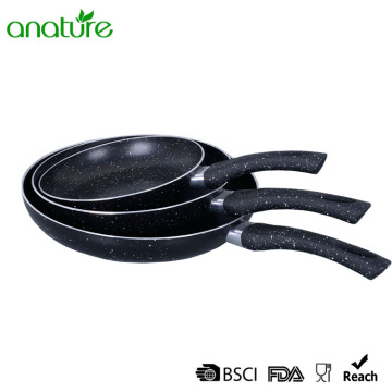 Pressed Aluminum Non Stick Marble Fry Pan