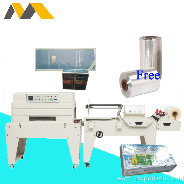 PVC/PP/POF/PE Film Shrink Wrapping Packing Machine/Box L Bar Sealing Sealer Heat Shrink Tunnel Wrapper