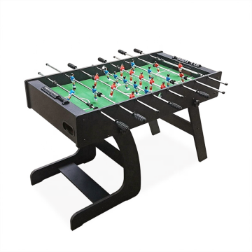 55" Wood Color Fooseball Table for Game Room Entertainment