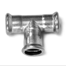 Express 304L Press Fit Tee and Extension Coupling Stainless Steel Fittings