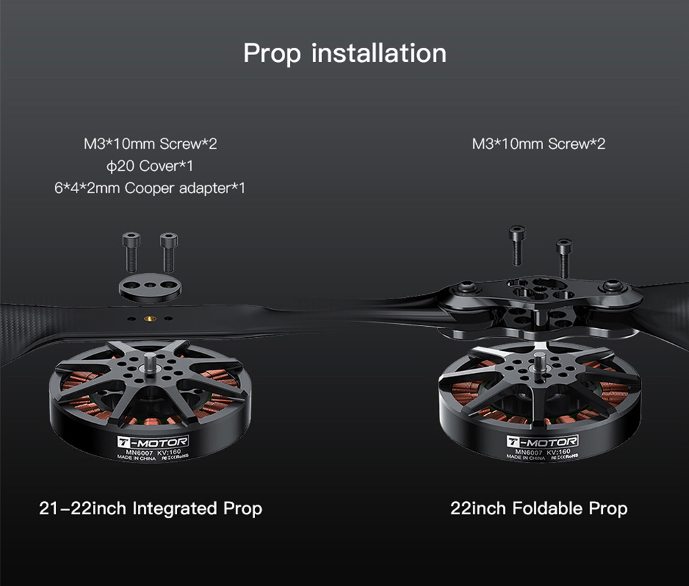 Uav Large Load High Efficiency Motor