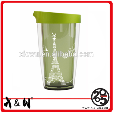 12oz kiss design plastic sport bottle 350ml