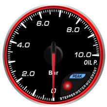 60mm CR 10 Color Racing Car Oil Pressure Gauge