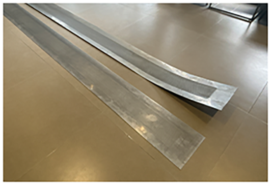 máquina niveladora de láminas sheet leveling machine