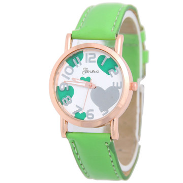 New Casual watch hot sale leather ladies watch