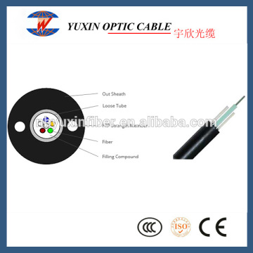 Non-armored and Non-metallic Central Strength Member Aerial Outdoor Fiber Optic Cable(GYFXTY)