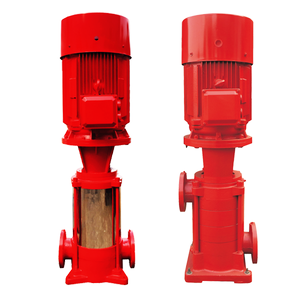 Vertical multi-stage fire stabilizing pump