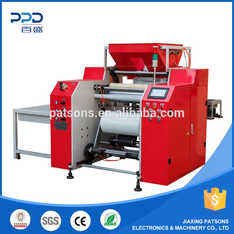 Factory Price Jumbo Roll Rewinder Machine Fully Auto Stretch Film Winding Machinery