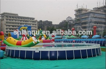 Cheap steel swimming pool rectangular frame pools for sale