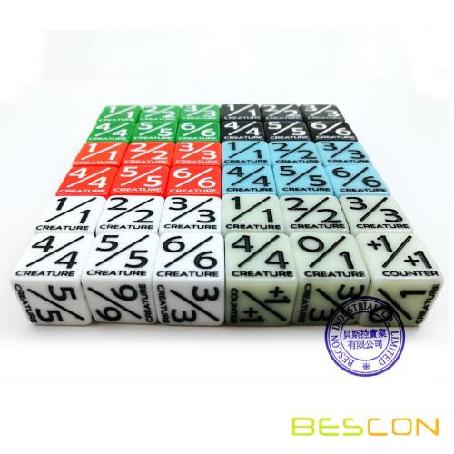 Custom 6 Sided Game Dice Of Different Size with Printing/Engraving Symbol