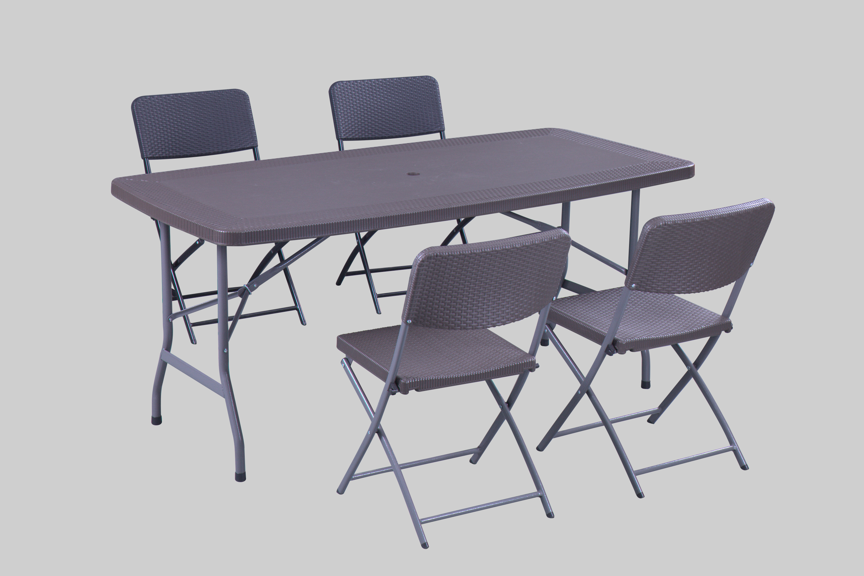 Nouveau parapluie USE en table de rotin New Rattan Table USE Umbrella