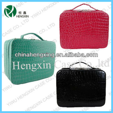 Fashion beauty cosmetic cases, PU makeup bags, leather cases