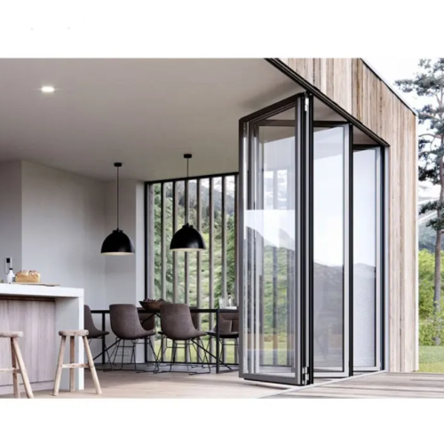 High Quality Aluminum Bi Fold Exterior Glass Doors