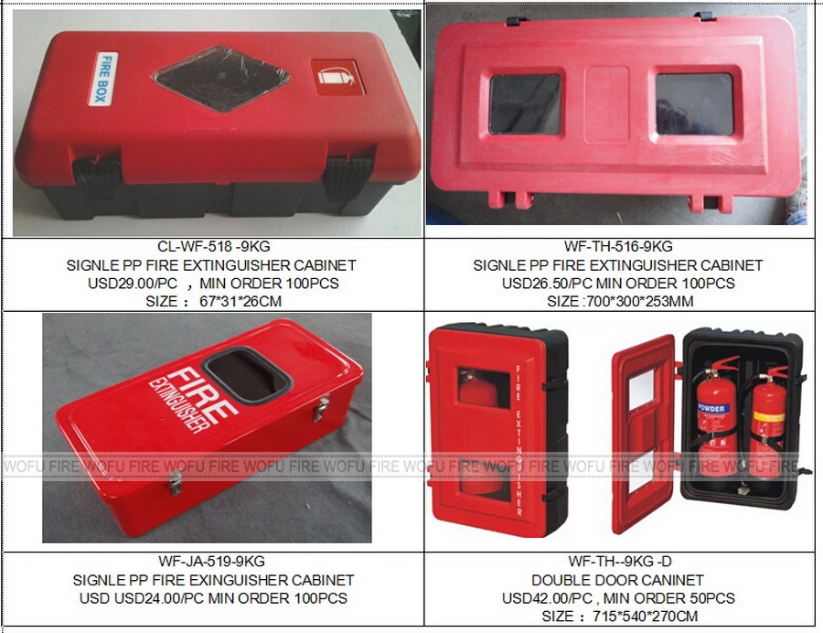 heavy Duty plastic fire extinguisher cabinet for 20lb fire extinguisher